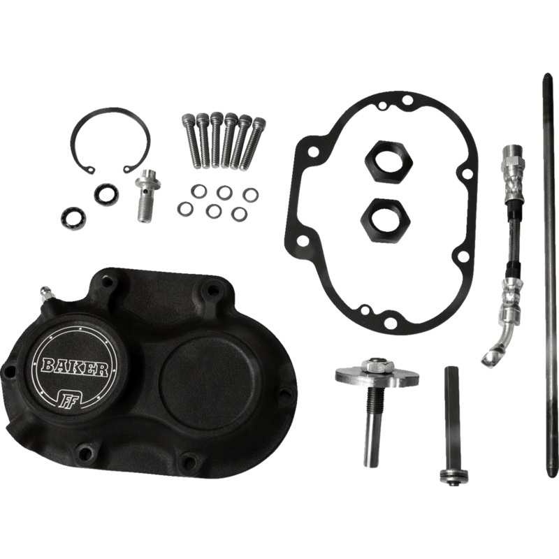 BAKER DRIVETRAIN Transmission Side Cover – Hydraulic – M8 – Black M8-10603-A