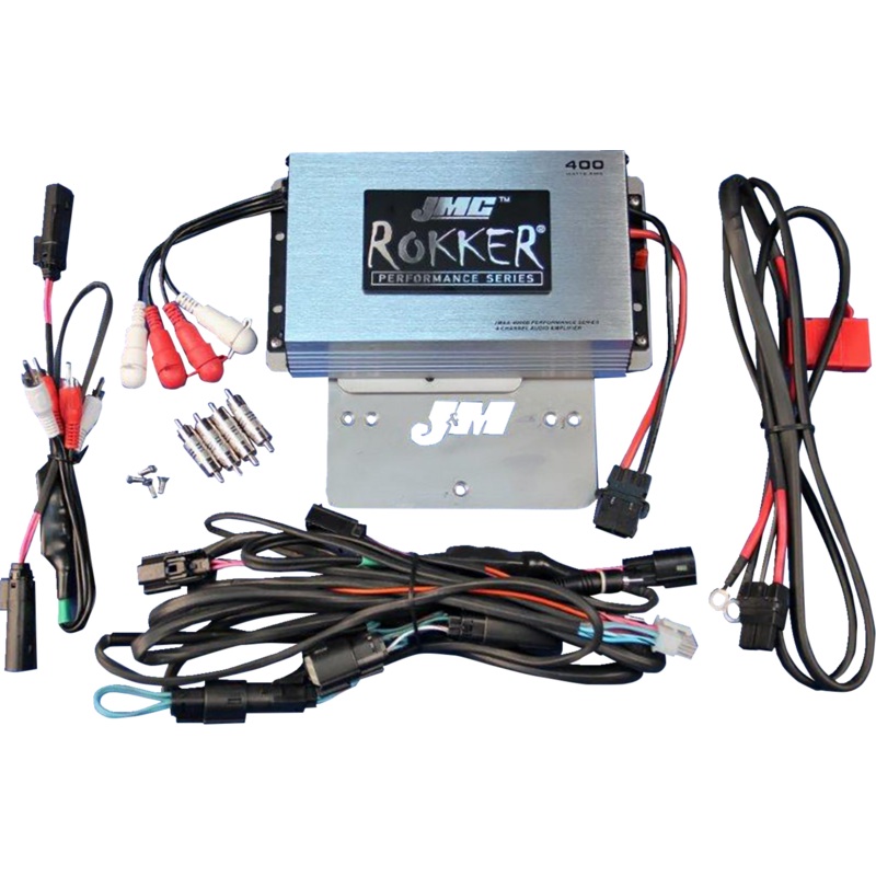 J & M 400 W 4-Channel Amplifier Kit -’16-’23 FLTRU/FLTRK JMA6-400HR16-UL