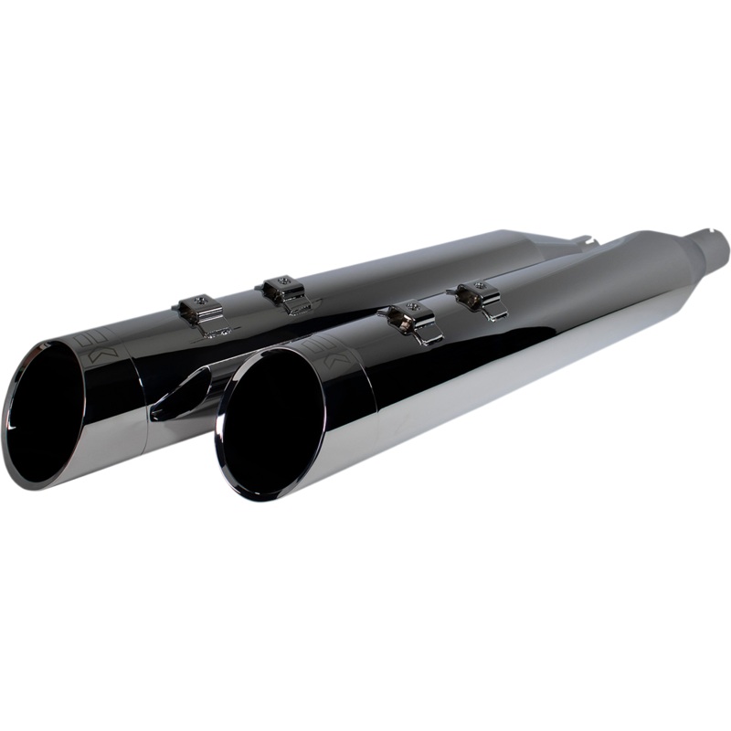 KHROME WERKS 4-1/2 HP-Plus? Slip-On Mufflers – Chrome Edge 202660