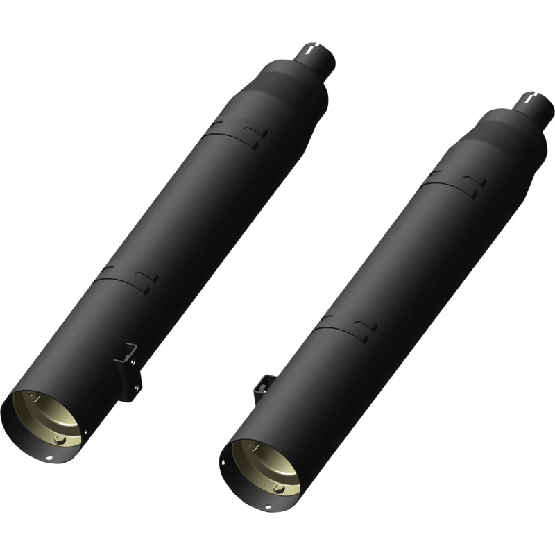 KHROME WERKS 4-1/2 War Hammer Mufflers – Black 202225