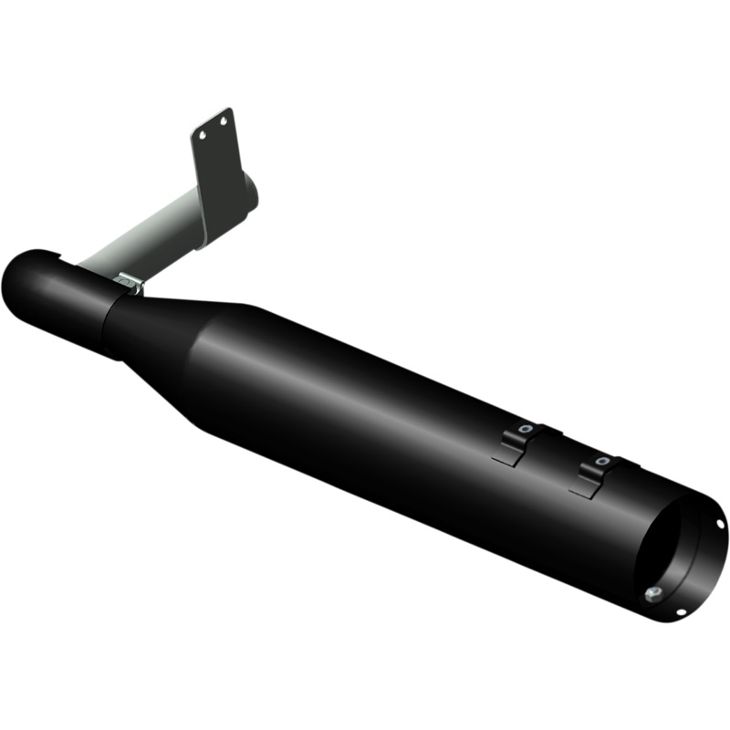 KHROME WERKS Sidekick Ghost Pipe – Black 200795