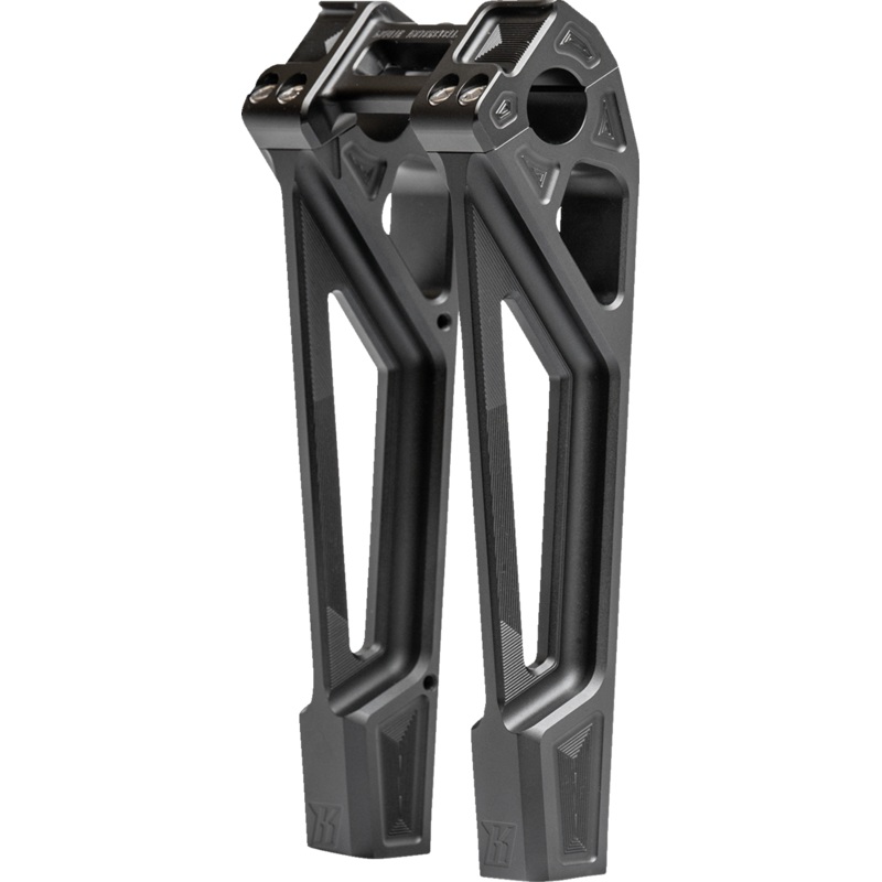 KODLIN USA Risers – Fastback – Includes Clamp – 10 – Black K55127