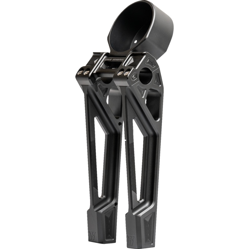 KODLIN USA Risers – Fastback – Includes Clamp & Gauge Bracket – 10 – Black K55130