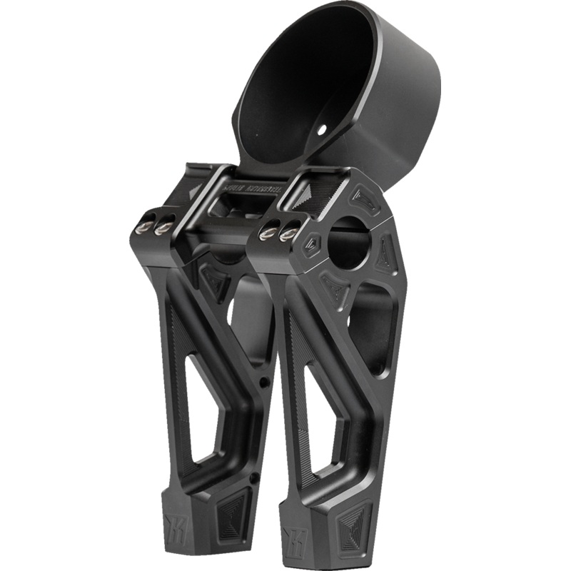 KODLIN USA Risers – Fastback – Includes Clamp & Gauge Bracket – 6 – Black K55132