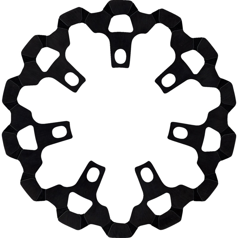 LYNDALL RACING BRAKES LLC Brake Rotor – Front – 11-13/16 – Black 3-621
