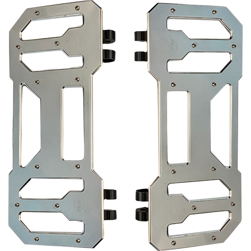 PRO-ONE PERF.MFG. Pro Board V1 Floorboards – Chrome 500770