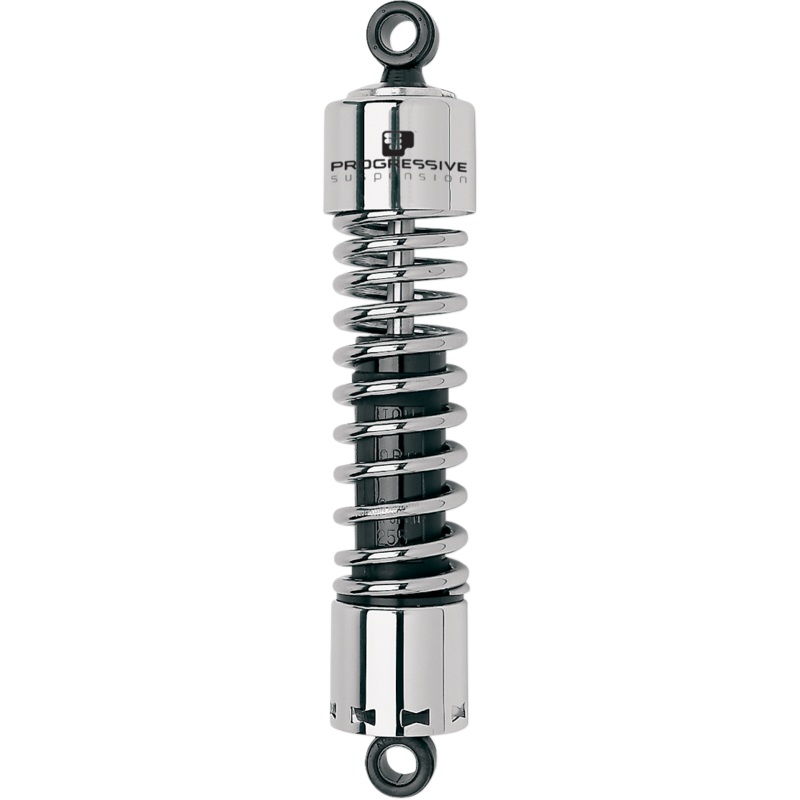 PROGRESSIVE SUSPENSION 412 Series Shock – 12 – Standard – Chrome – H-D 412-4035C