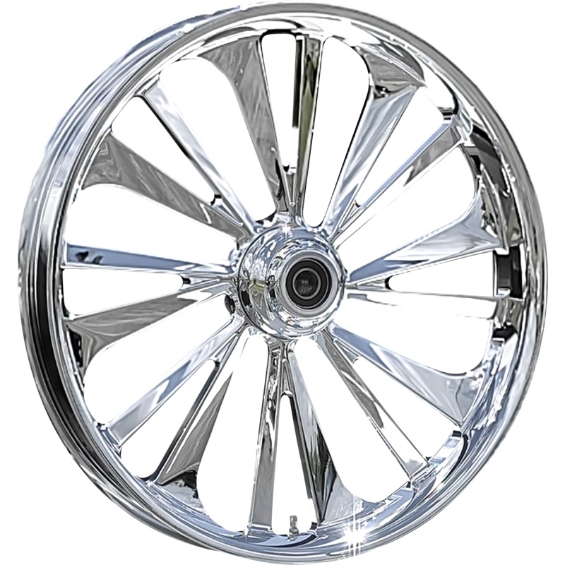 RC COMPONENTS Wheel – Dillinger – Front – Dual Disc/with ABS – Chrome – 21×3.5 – FLH 213HD031A21138C