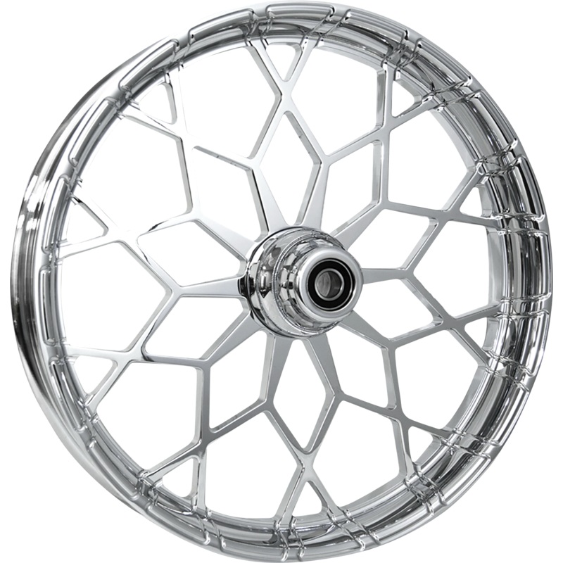 RC COMPONENTS Wheel – Phenom – Front – Dual Disc/with ABS – Chrome – 21×3.5 – FLH 213HD031A21135C