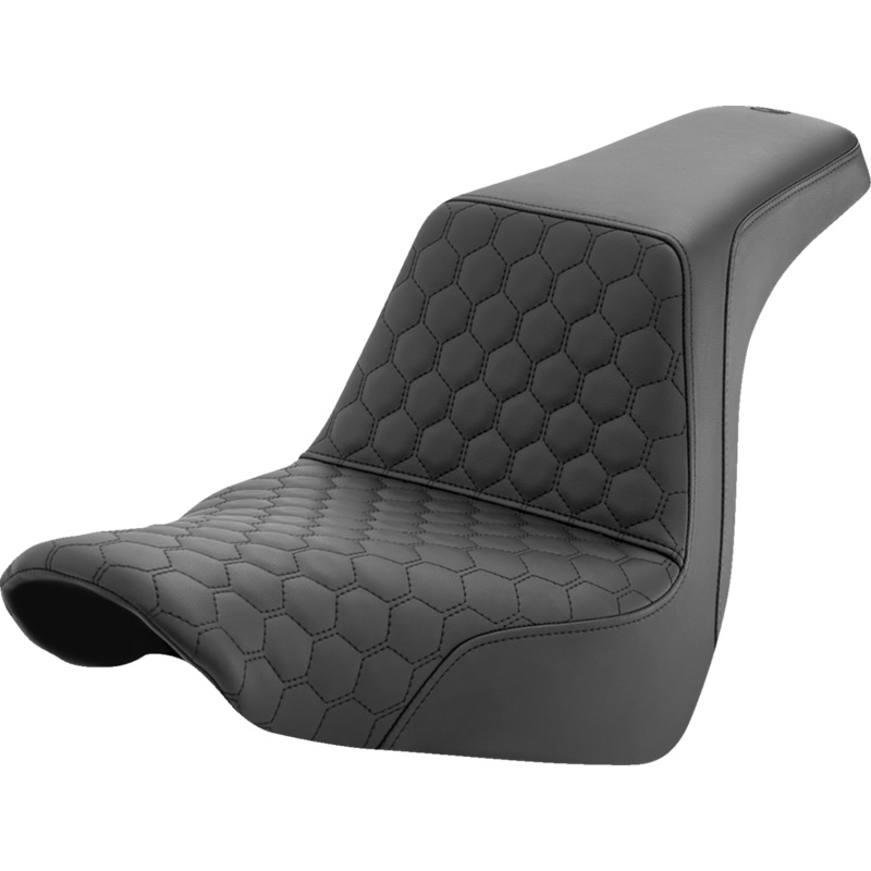 SADDLEMEN Step-Up Seat – Honeycomb – FL/FX ’18-’23 818-29-177