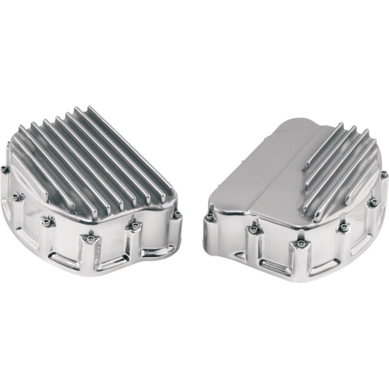 CUSTOM CYCLE ENGINEERING Finned Rocker Covers – Polished FRC 2003-2