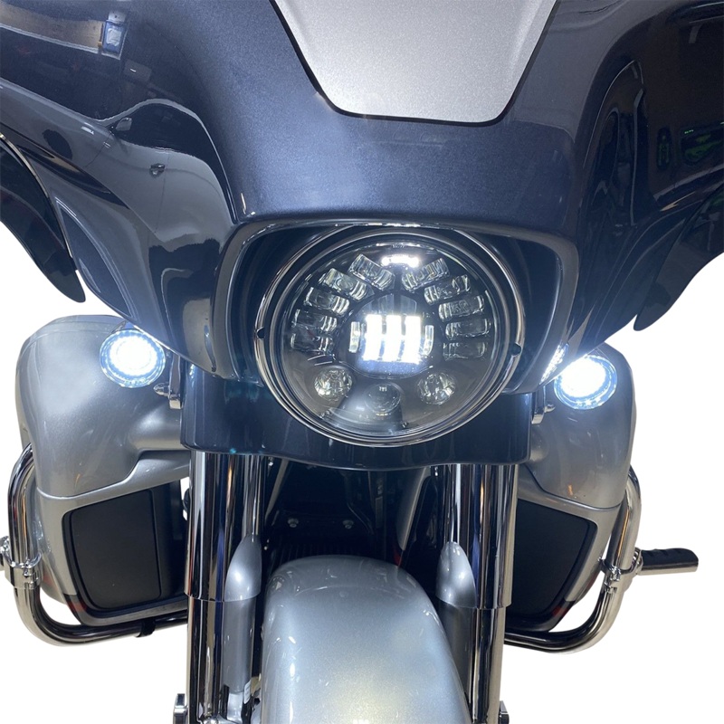 CUSTOM DYNAMICS 7 Adaptive Headlamp – Chrome PB-7A-IND-C