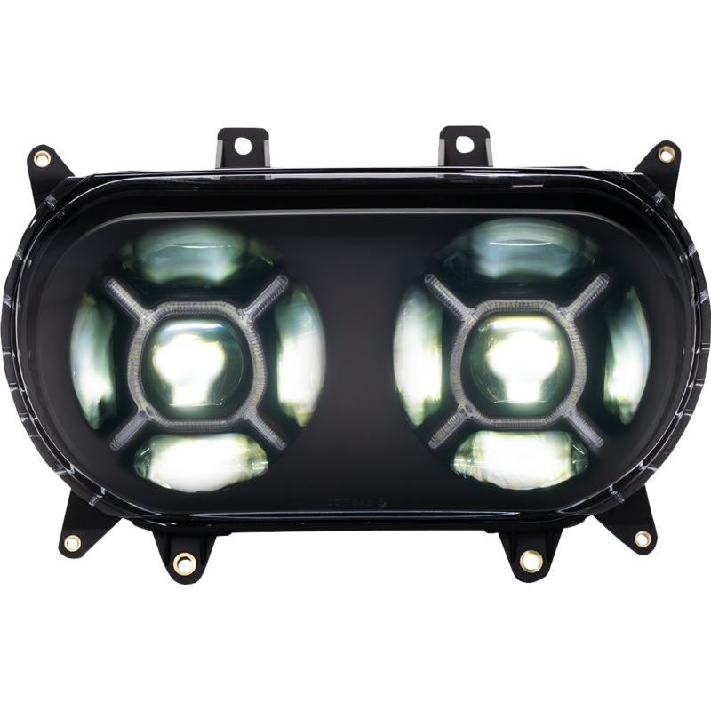 CUSTOM DYNAMICS LED Headlight – Black – Road Glide CD-RG-H-B