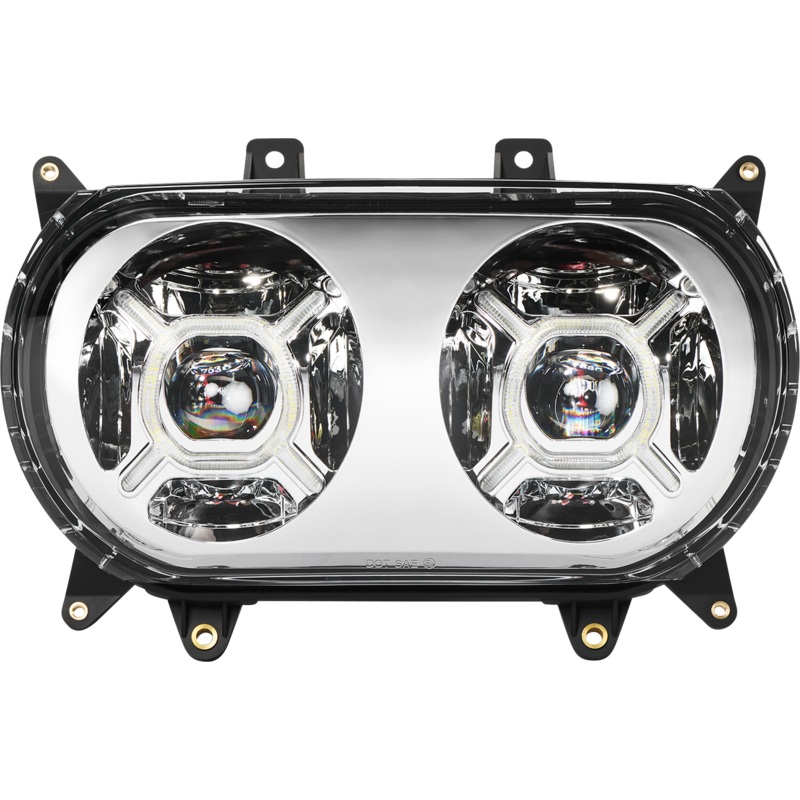 CUSTOM DYNAMICS LED Headlight – Chrome – Road Glide CD-RG-H-C