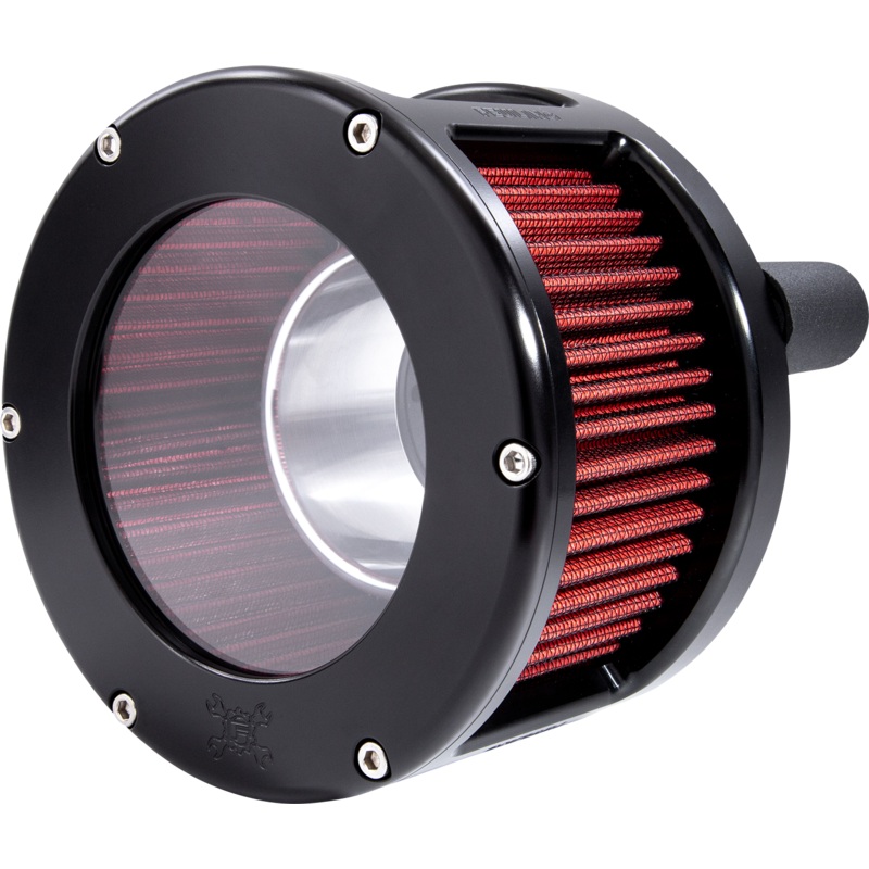 FEULING OIL PUMP CORP. BA Race Series Air Cleaner Kit – Black Anodized – Red Filter 5424