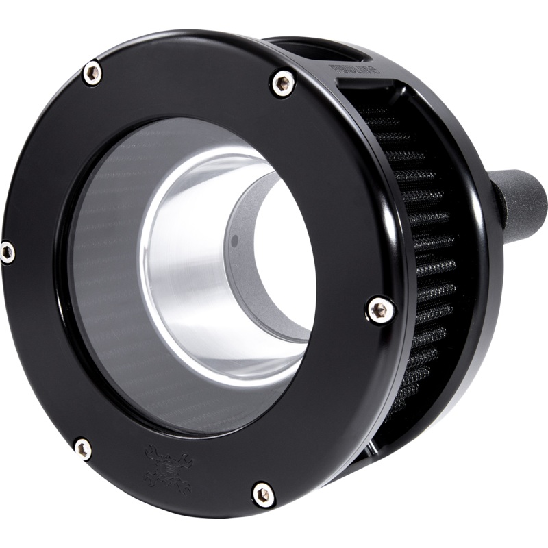 FEULING OIL PUMP CORP. BA Series Air Cleaner Kit – Black Anodized – Black Filter 5534
