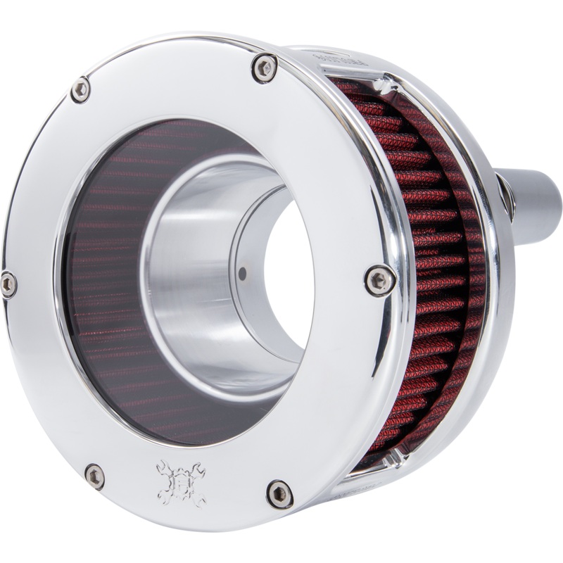 FEULING OIL PUMP CORP. BA Series Air Cleaner Kit – Chrome – Red Filter 5438