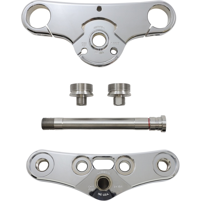 HAWG HALTERS Triple Tree Kit – Chrome – 49 mm 49WGCR3-ST18