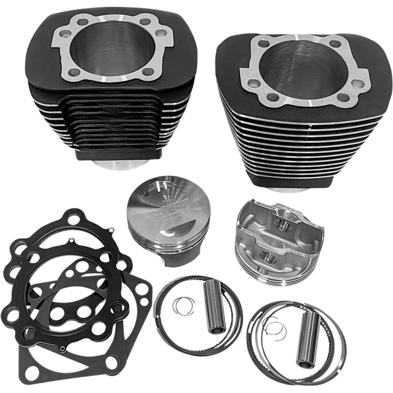 REVOLUTION PERFORMANCE, LLC Cylinder Kit – 109 – Black with Highlighted Fins RP201-216W