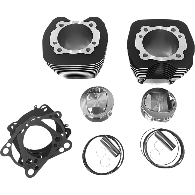 REVOLUTION PERFORMANCE, LLC Cylinder Kit – 113 – Black with Highlighted Fins RP201-174W