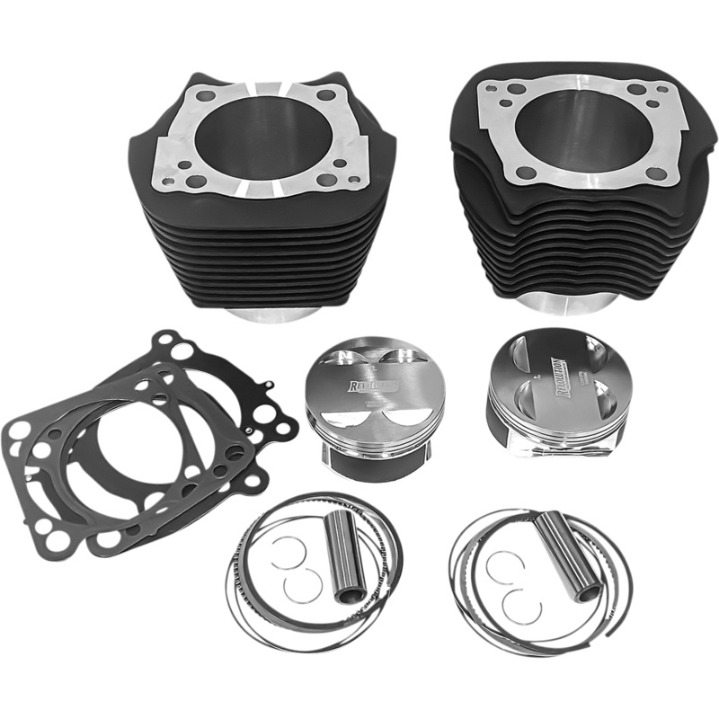 REVOLUTION PERFORMANCE, LLC Cylinder Kit – 124 – Black – M8 RP201-603W