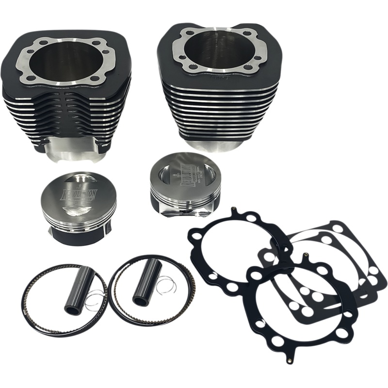 REVOLUTION PERFORMANCE, LLC Cylinder Kit – 124 – Granite – Twin Cam RP201-130W