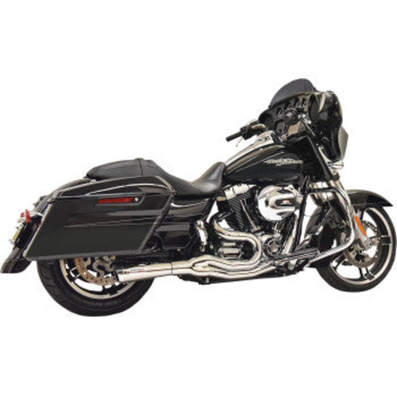 BASSANI XHAUST Road Rage II 2-Into-1 Mid-Length Exhaust System – Chrome 1F62C