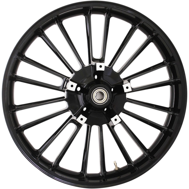 COASTAL MOTO Wheel – Atlantic 3D – Front – Dual Disc/with ABS – Black – 21×3.5 3D-ATL213SBABST