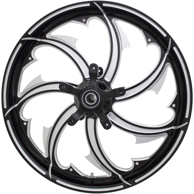 COASTAL MOTO Wheel – Fury – Front – Dual Disc/with ABS – Black Cut – 23×3.75 – FL FRY-233-BC-ABST