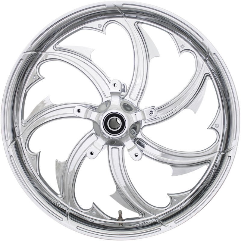 COASTAL MOTO Wheel – Fury – Front – Dual Disc/with ABS – Chrome – 21×3.25 – FL FRY-213-CH-ABST