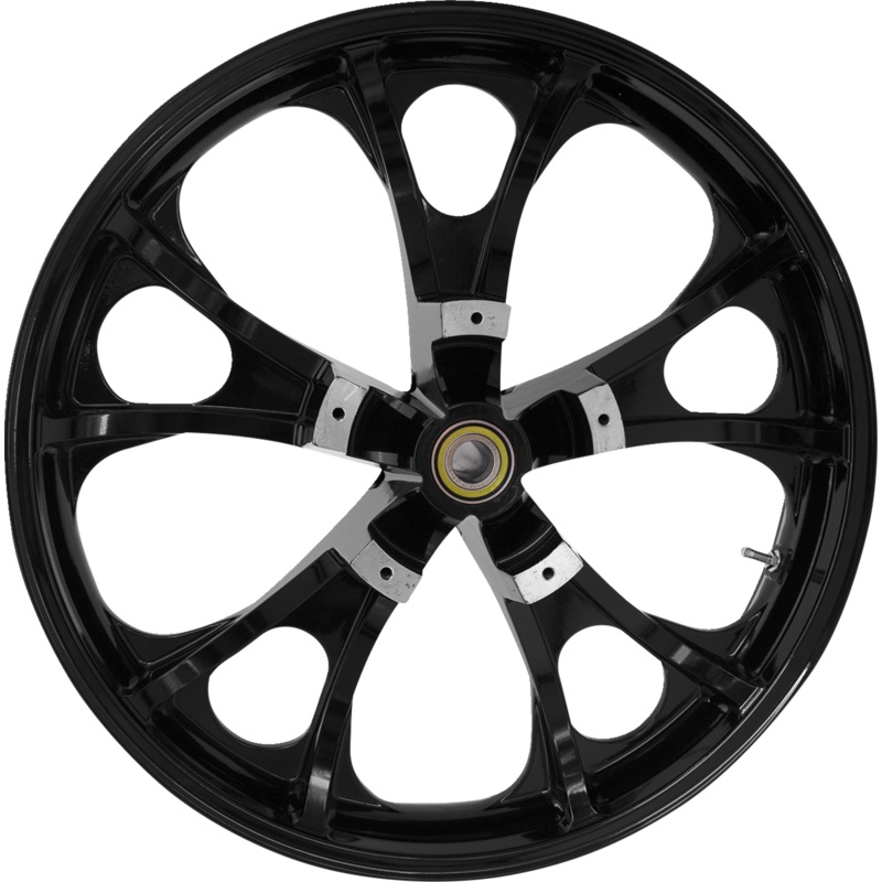 COASTAL MOTO Wheel – Largo 3D – Front – Dual Disc/without ABS – Black 3D-LGO213SB07