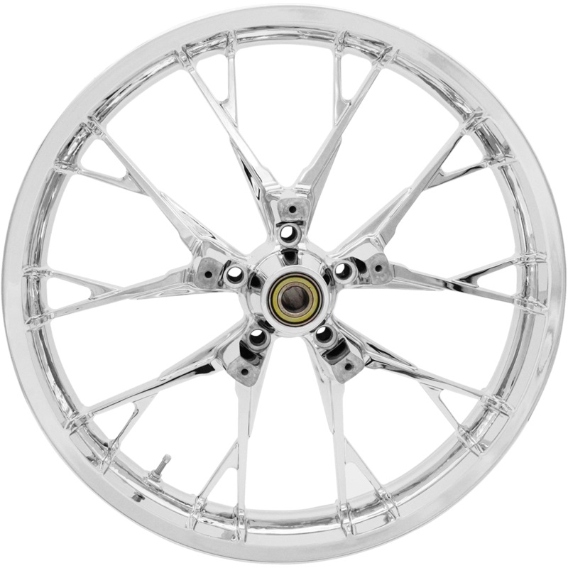 COASTAL MOTO Wheel – Marlin – Front – Dual Disc/without ABS – Chrome – 21×3.5 3D-MAR213CH