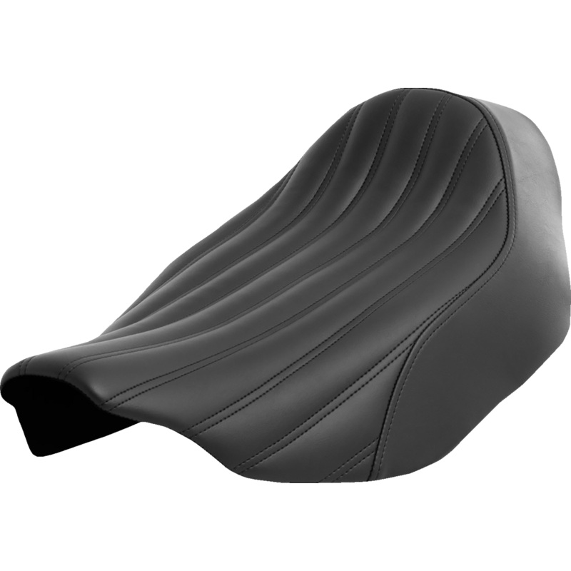 SADDLEMEN Renegade Knuckle Solo Seat – Black – FL ’23-’24 823-07-0023
