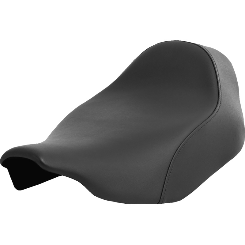 SADDLEMEN Renegade Solo Seat – Black – Plain – FLT/FLH ’23-’24 823-07-002