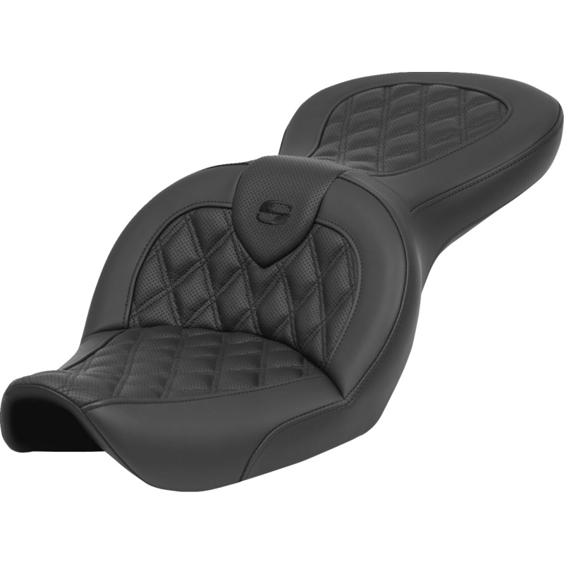 SADDLEMEN Roadsofa* Seat – without Backrest – Lattice Stitch – FXDWG ’96-’23 896-05-182