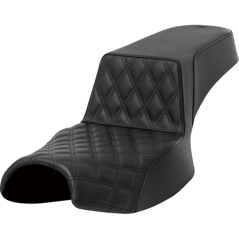 SADDLEMEN Step-Up Seat – Front Lattice Stitch – Extended Reach – Challenger ’20-’24 I20-06E-172