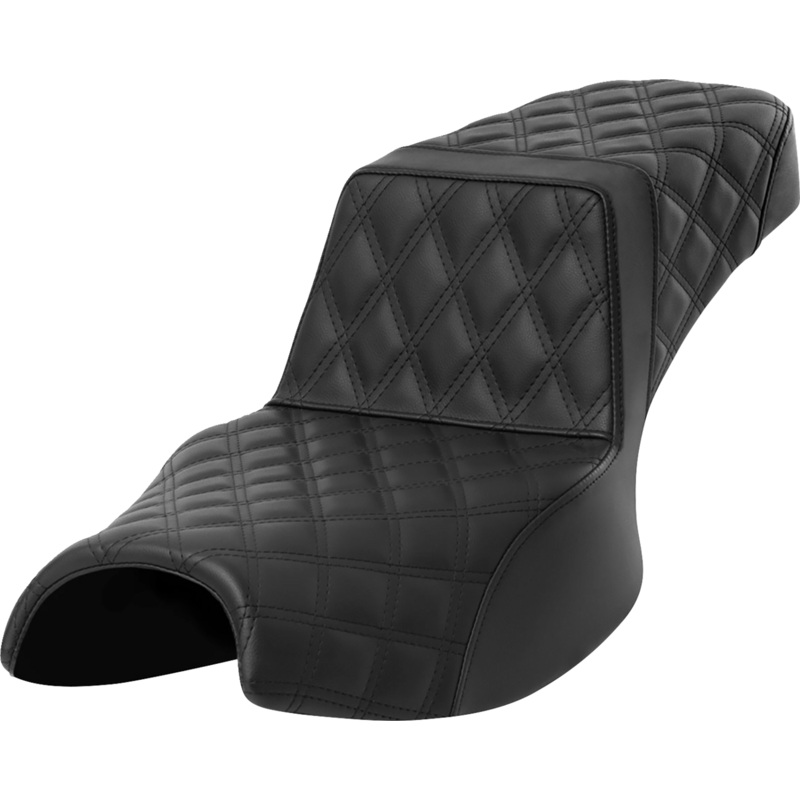 SADDLEMEN Step-Up Seat – Full Lattice Stitch – Extended Reach – Challenger ’20-’24 I20-06E-175