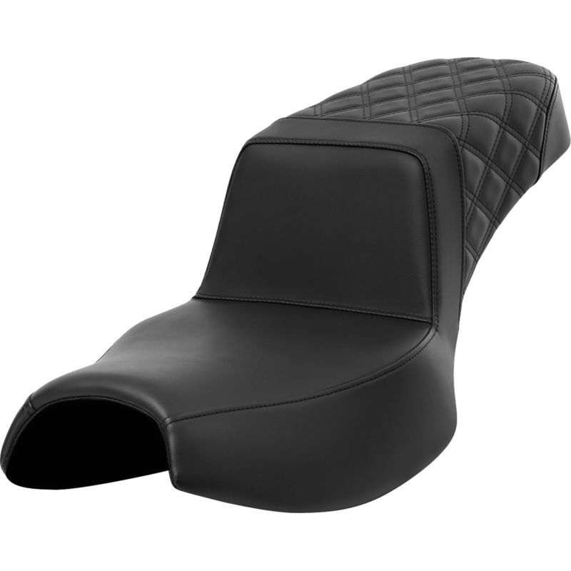 SADDLEMEN Step-Up Seat – Rear Lattice Stitch – Extended Reach – Challenger ’20-’24 I20-06E-173