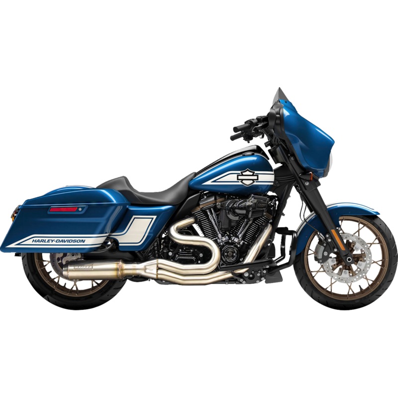 BASSANI XHAUST 2-into-1 Road Rage 3 Exhaust System – Stainless Steel – 49-State 1F22SSE