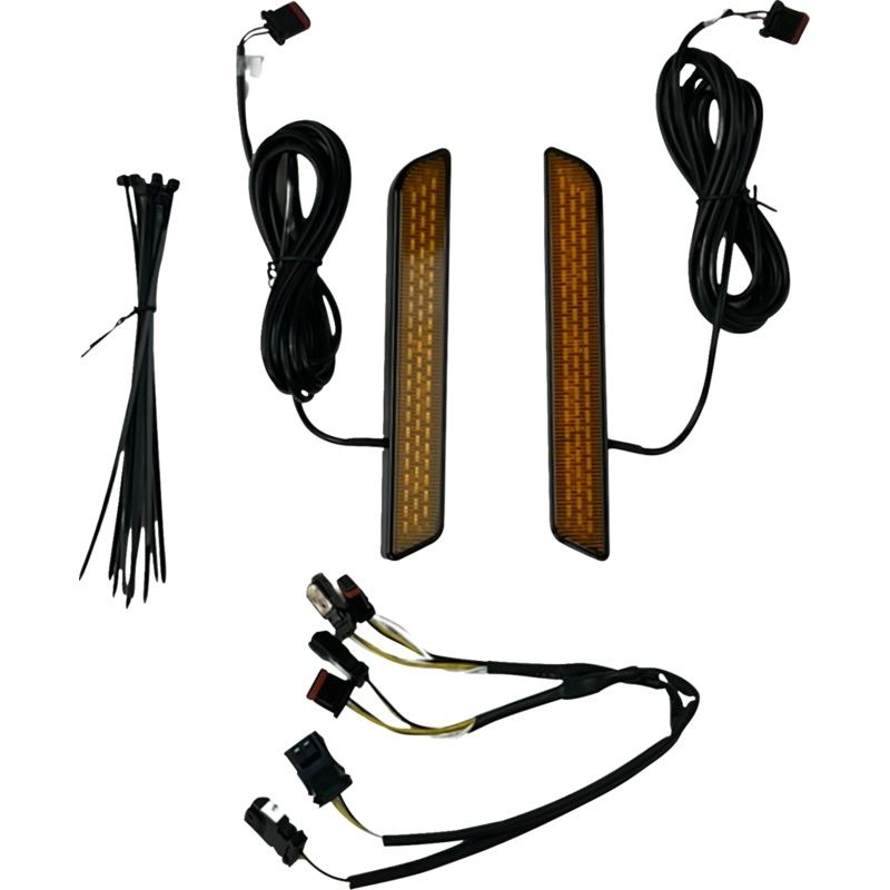 CUSTOM DYNAMICS LED Fork Reflector – Amber CD-FORK-LRST-AB