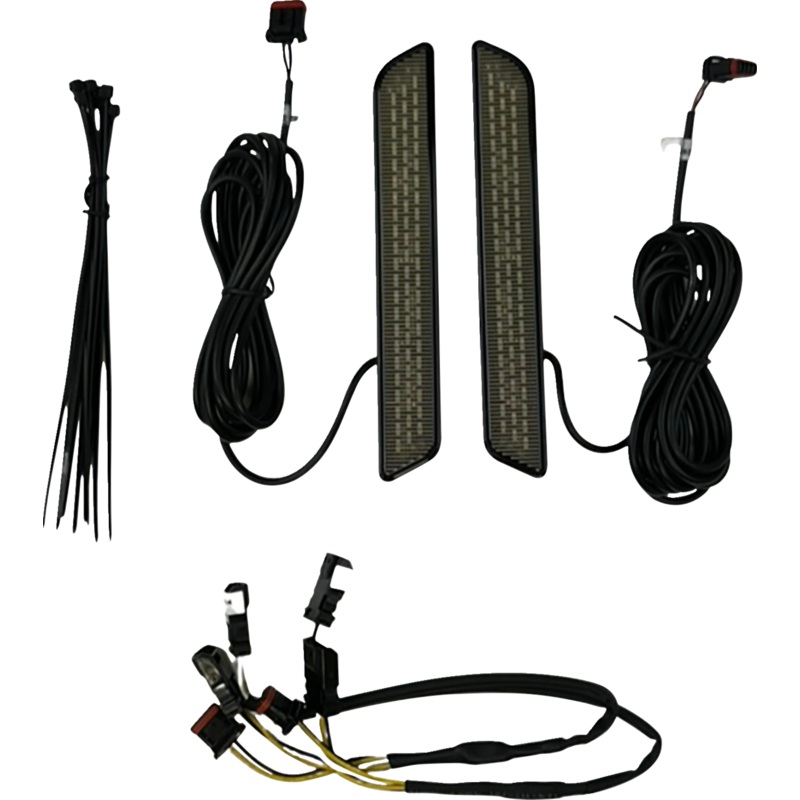 CUSTOM DYNAMICS LED Fork Reflector – Smoke CD-FORK-LRST-SB