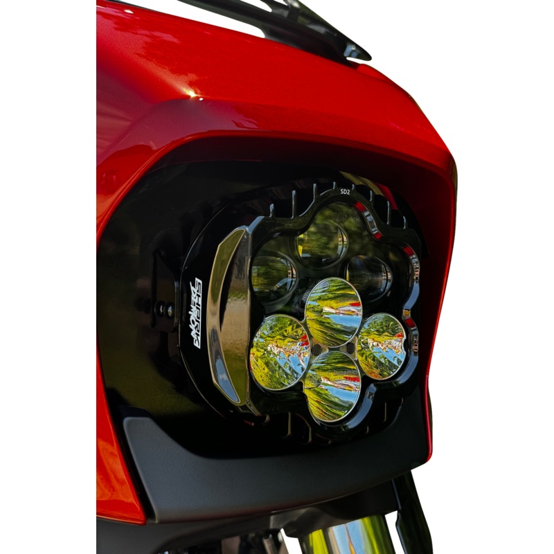 CUSTOM DYNAMICS LED Headlight – Shark Demon* – FLHX/SE SD2-23BAT-W