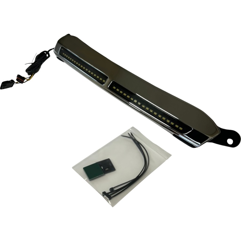 CUSTOM DYNAMICS LED Windshield Trim – Chrome CD-RG-CV-W-C