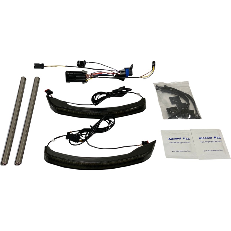 CUSTOM DYNAMICS Saddlebag Lights – Low Profile – Smoke Lens – Indian CD-IND-SPR-V2-S