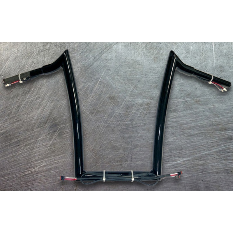 Dominator Industries PRE-WIRED 12 MEATHOOK APES FOR 2015-2023 ROAD GLIDE MODELS (GLOSS BLACK)