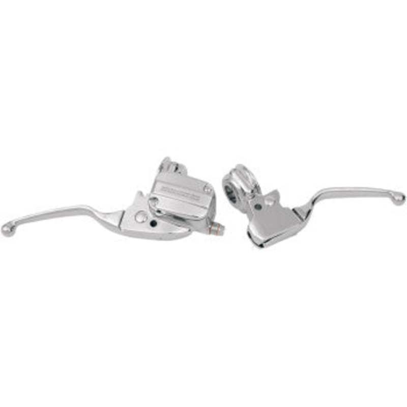 DRAG SPECIALTIES Brake/Clutch Lever Assembly Handlebar Controls – Chrome