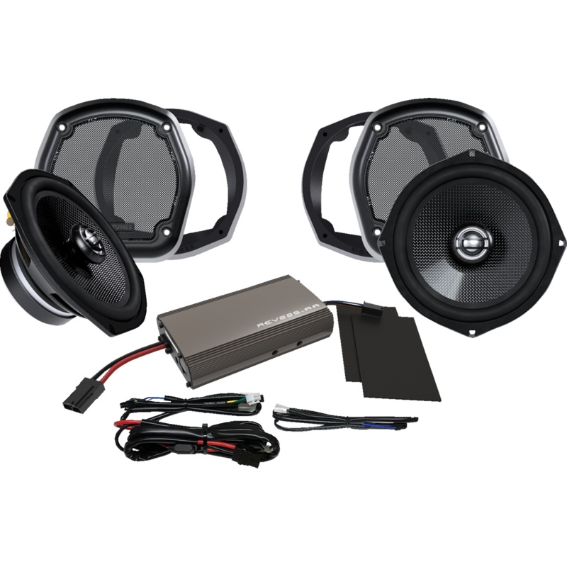 HOGTUNES Amplifier/Speaker Kit – 225 W – Lower Fairing 702-XL Amp Kit