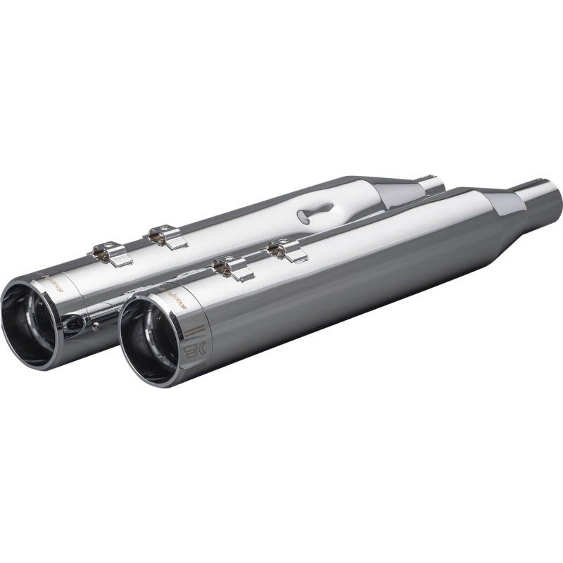 KHROME WERKS 4-1/2 HP-Plus? Slip-On Mufflers – Chrome Klassic Tip 202925