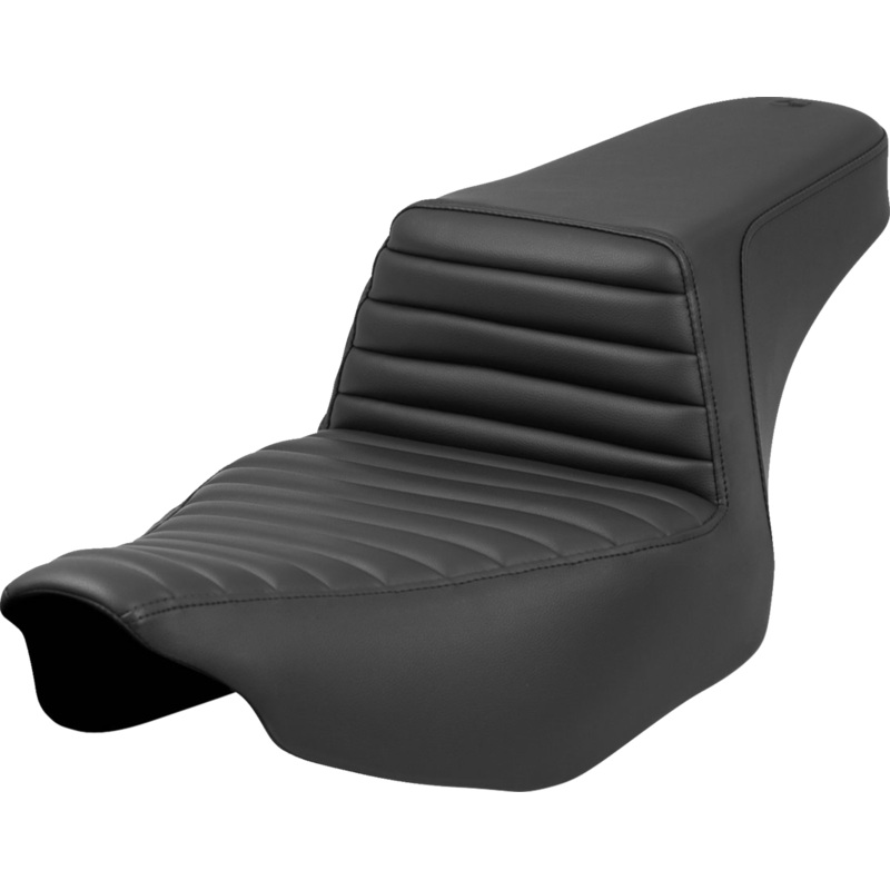 SADDLEMEN Step-Up Seat – Tuck-n’-Roll – Black – Road Glide/Street Glide 823-07-171
