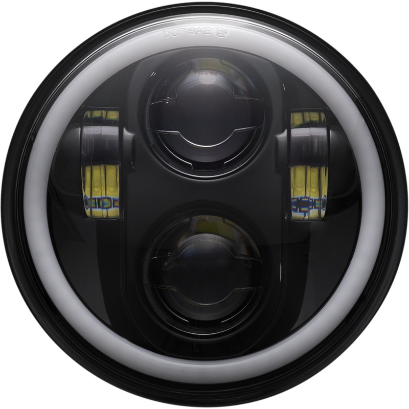CUSTOM DYNAMICS Headlight – Black CD-575-H-B